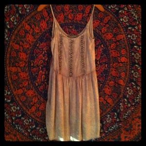 Pale pink bohemian dress