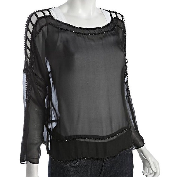 Bird By Juicy Couture beaded blouse - Picture 4 of 4