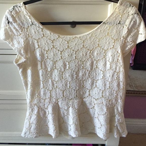 White Lacey blouse - Picture 1 of 2