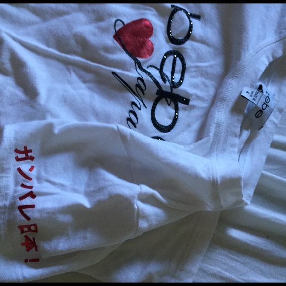 Medium white Bebe Japan limited edition shirt - Picture 1 of 4