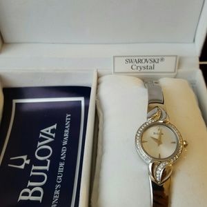 Bulova Swarovski Crystal Ladies Watch