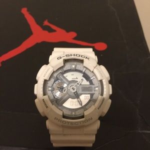 G-Shock watch white