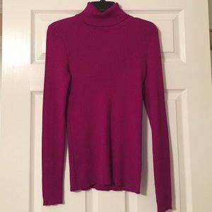Pink Ralph Lauren turtle neck sweater.