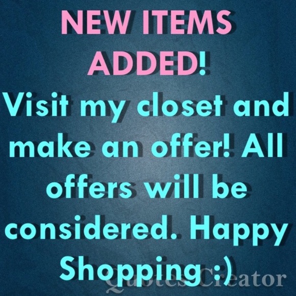 NEW ITEMS!!!!