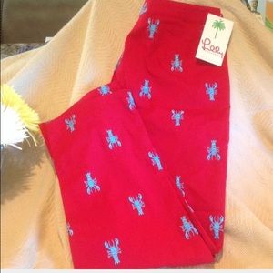 Lilly Pulitzer lobster pants girls