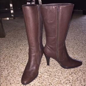 Brown Boots Mid Calf - Nine West