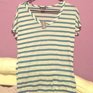 Striped domain tee. Brand new still has tag on
