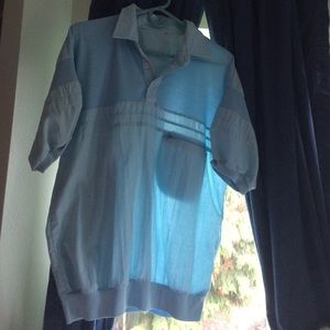 Vintage Bowling Style Baby Blue Shirt