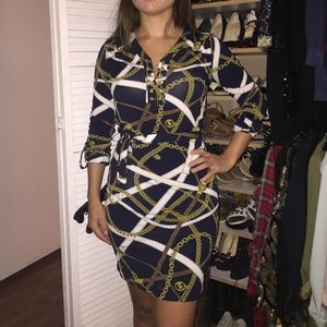 Michael Kors chain link print dress