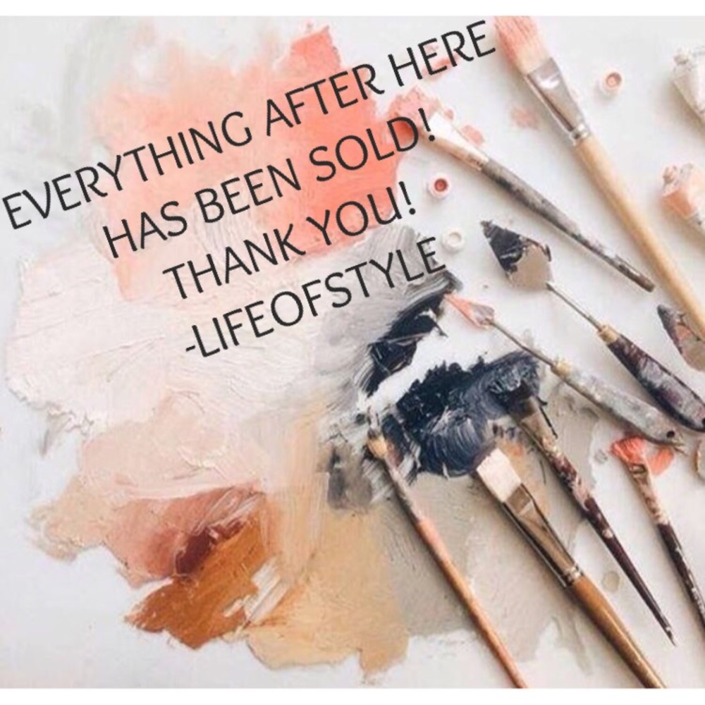 Everything after here has been sold