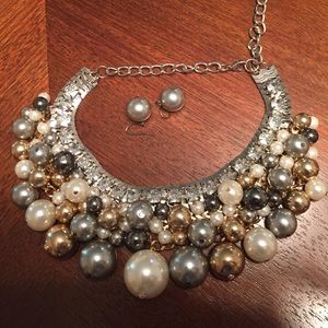 Necklaces and earrings