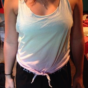 Ombré tank top