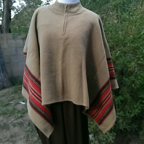 LAST CHANCE.    Pendleton cape poncho