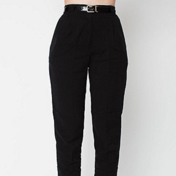 American Apparel Micro Poly High Waist Pant