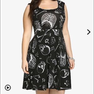 TORRID brand Bone Print Skater Dress size 0
