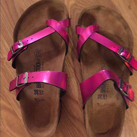 Pink size 38 Birkenstocks