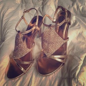 Rose Gold Heels from Anne Miller
