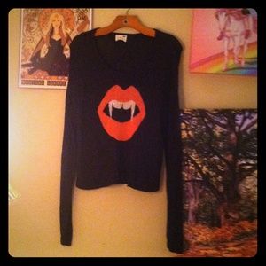 Black vampire sweater from pac sun