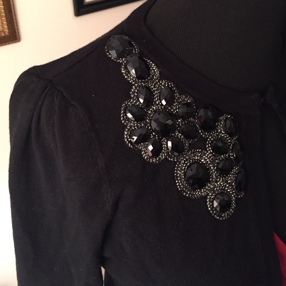 🚨DONATING INC Embellished Sweater Cardigan