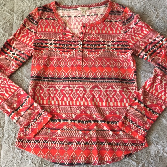 Lucky Brand Tribal Sweater