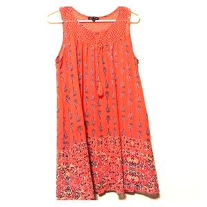 Coral dress