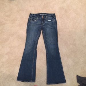 American eagle artist flare jeans