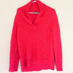 💥Hot Pink Sparkly Warm Sweater💥