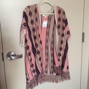 Tribal TJ Maxx poncho cardigan Aztec M