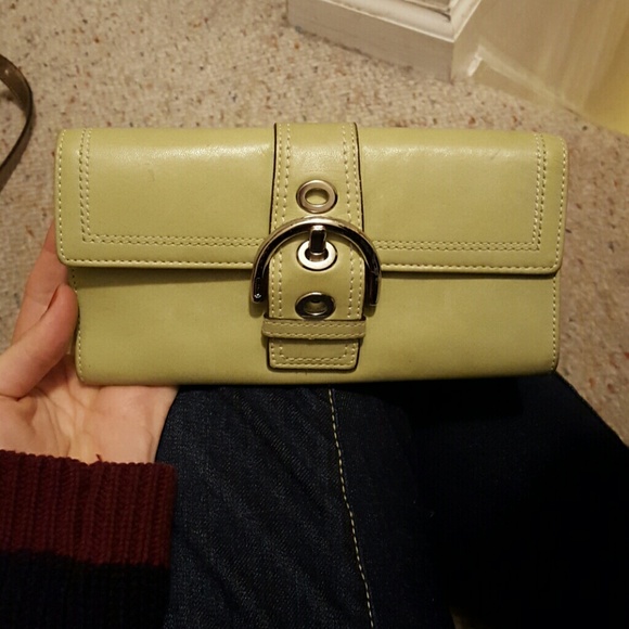 Coach Green Wallet