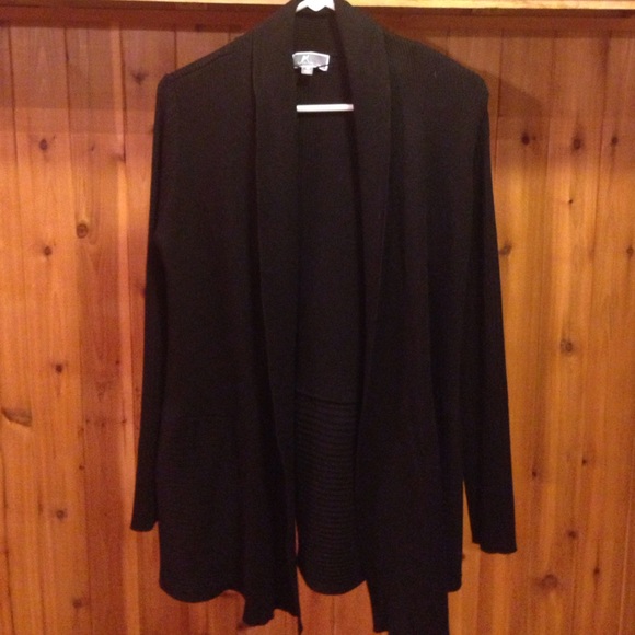 Black cardigan