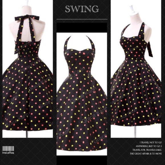 🌺5/2/14, 5/6, 8/1🌺PINUP/ROCKABILLY DRESS! - Picture 2 of 3