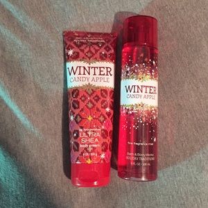 Bath and Body Works Winter Candy Apple Set
