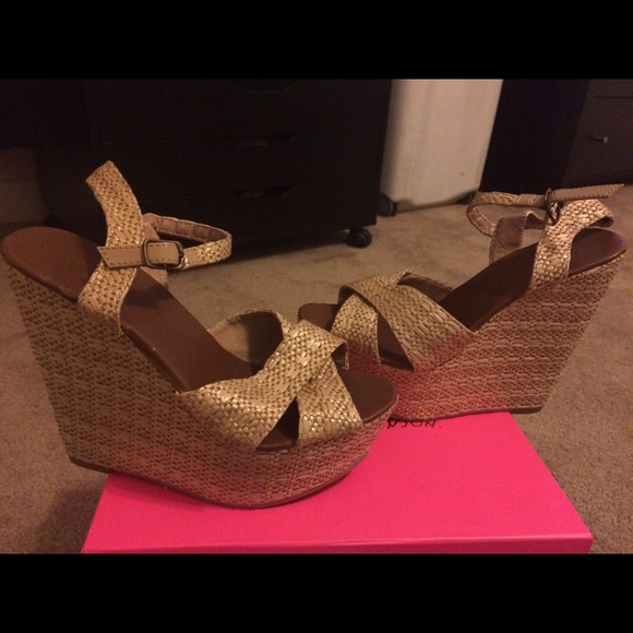 Tan Wedge - Never worn