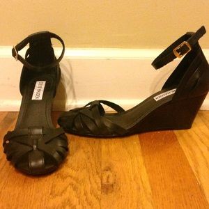 Steve Madden Leather Wedge Heels