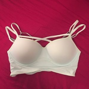 PINK Mint Strappy Bra