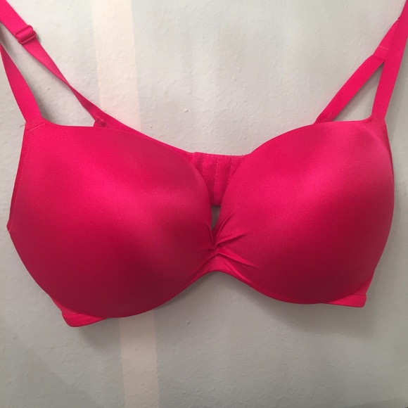 Lane Bryant Cacique Sateen Push Up Plunge Bra