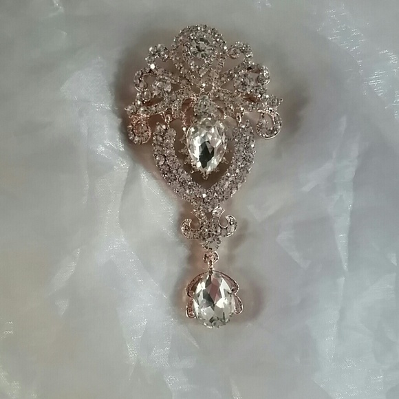 Rose Gold Brooch