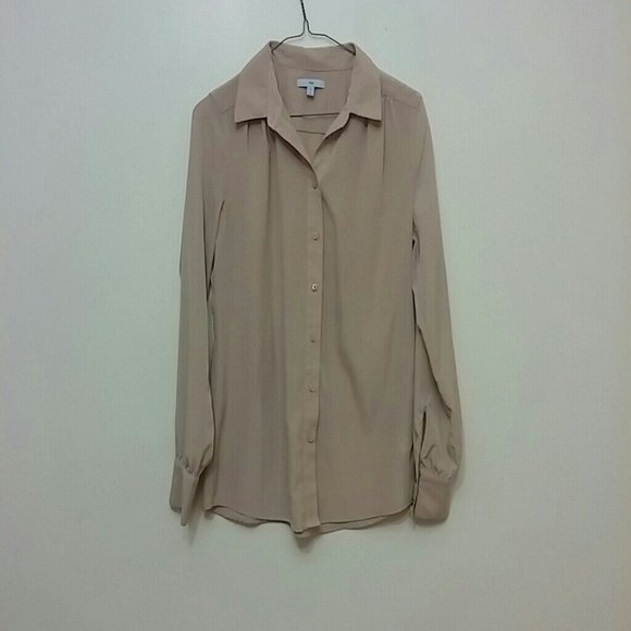 Peach loosely fit blouse size xs