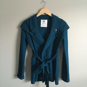 Anthropologie Boucle Kimono Sweater