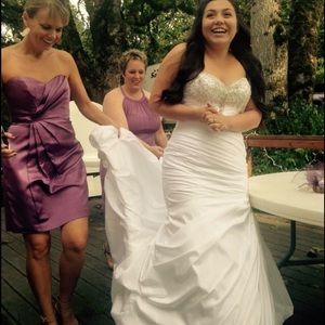 Mermaid style, Sweetheart neckline wedding dress