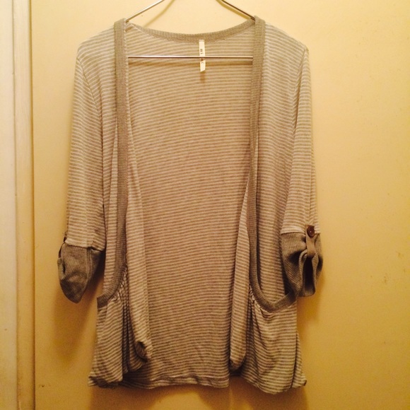 Striped Cardigan 🍃🍂