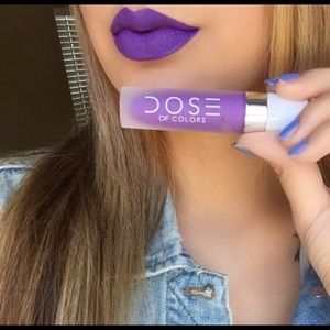 Dose of colors purple rain liquid lipstick💄✨