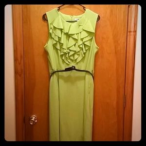 Lime green dress