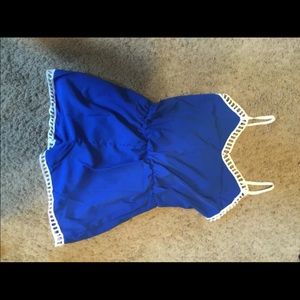 Royal blue romper