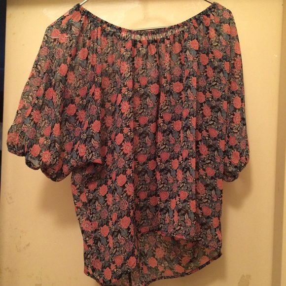 Floral silk shirt 🌷🍂