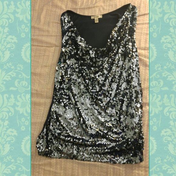 Dressbarn Sequin Top
