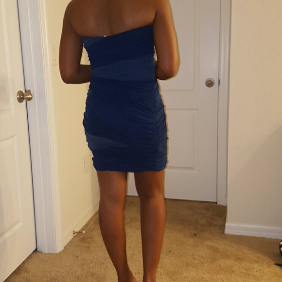 Navy Blue Dress - Picture 3 of 3