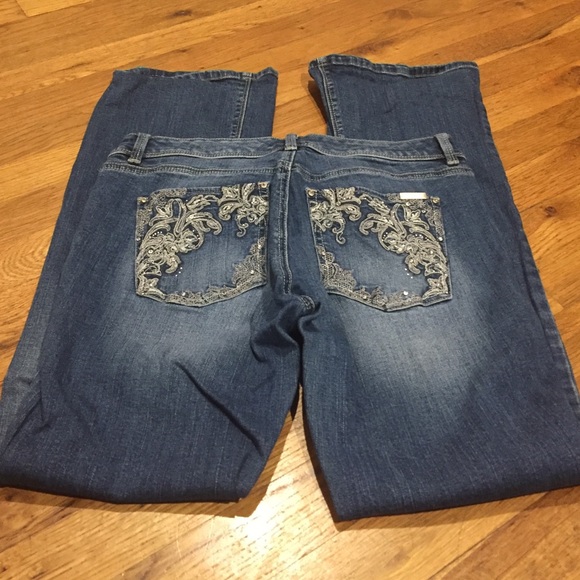 White House Black Market Denim - *FINAL* White House Black Market Rhinestone Jeans