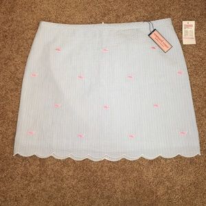 Vineyard vines seersucker skirt sz 6. New w/ tags