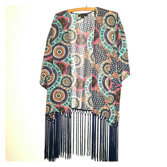 Fun Fringe Kimono